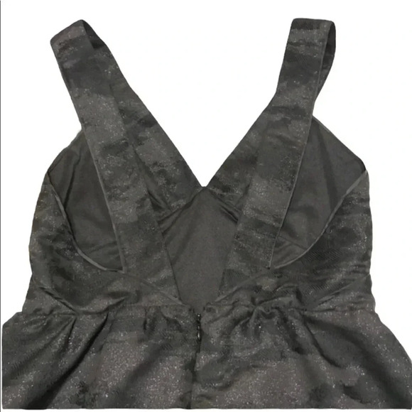 NWT H & M Black Sleeveless Fit & Flare Dress 10 - Picture 8 of 9